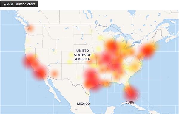 AT&T Outage Map